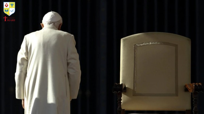 La dipartita di Joseph Ratzinger, Papa Benedetto XVI
