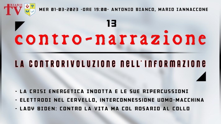 CONTRO-NARRAZIONE NR.13. Antonio Bianco, Mario Iannaccone