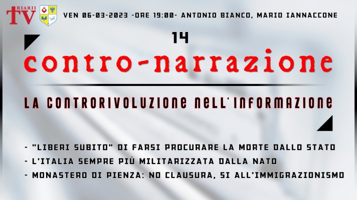 CONTRO-NARRAZIONE NR.14. Antonio Bianco, Mario Iannaccone